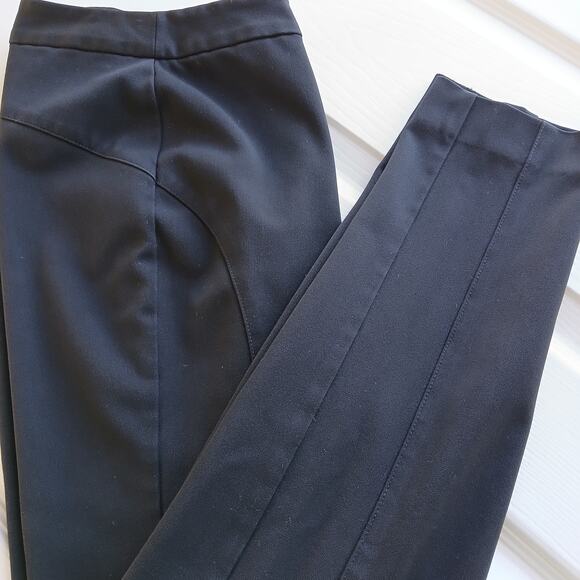 Vince Camuto Black Slim Fit Ponte Pant size 6 skinny leg office trouser - Picture 15 of 15